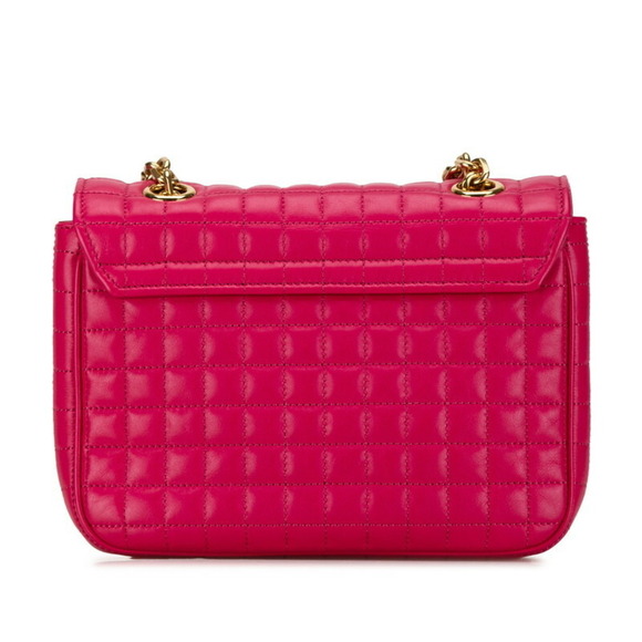 CELINE Pink Leather Shoulder Bag - Picture 4 of 11